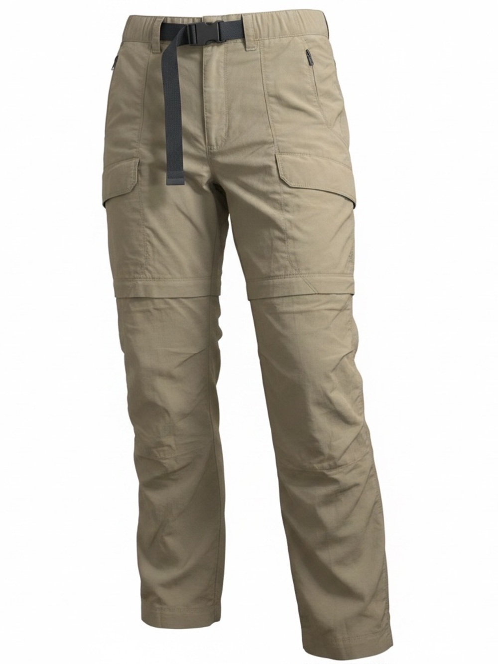 The North Face Men's Convertible Cargo Pants - Tan with Black Belt